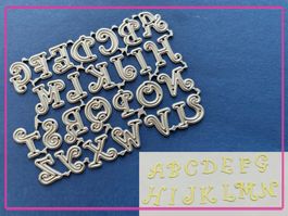 Buchstaben Alphabet  - Stanzschablone