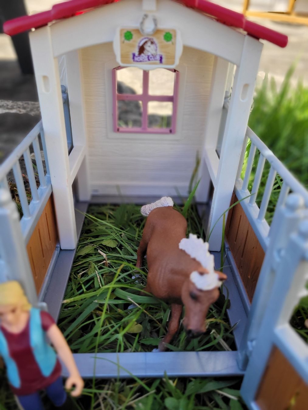Schleich Giocattoli: Pferdebox Schleich Pferd Box Stall – Usato da Genève venduto da inu_ln6m 1