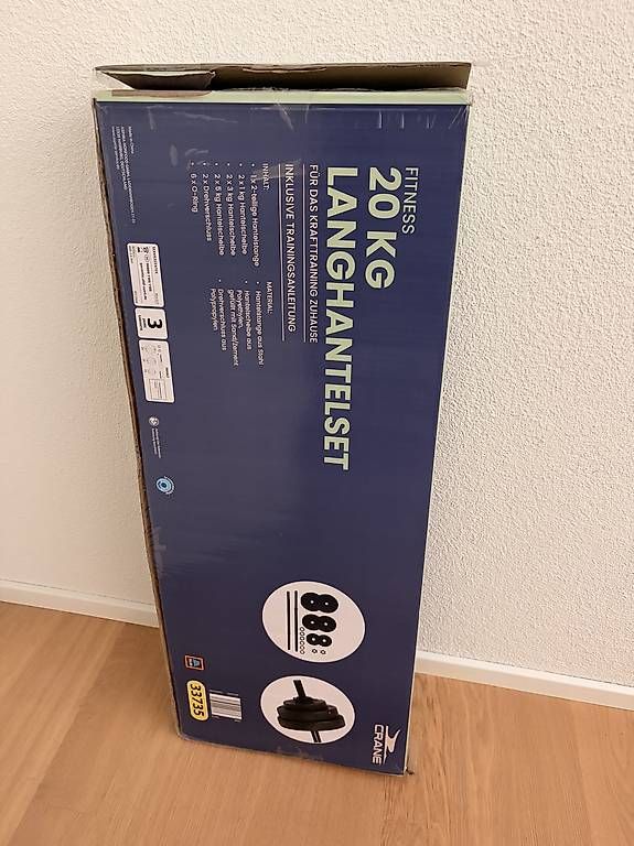 Hanteln & Gewichte: 20 kg Langhantel – Neu und originalverpackt aus Hitzkirch von DM_7