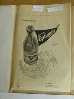 Werbung Mineralwasser Eptinger 1955