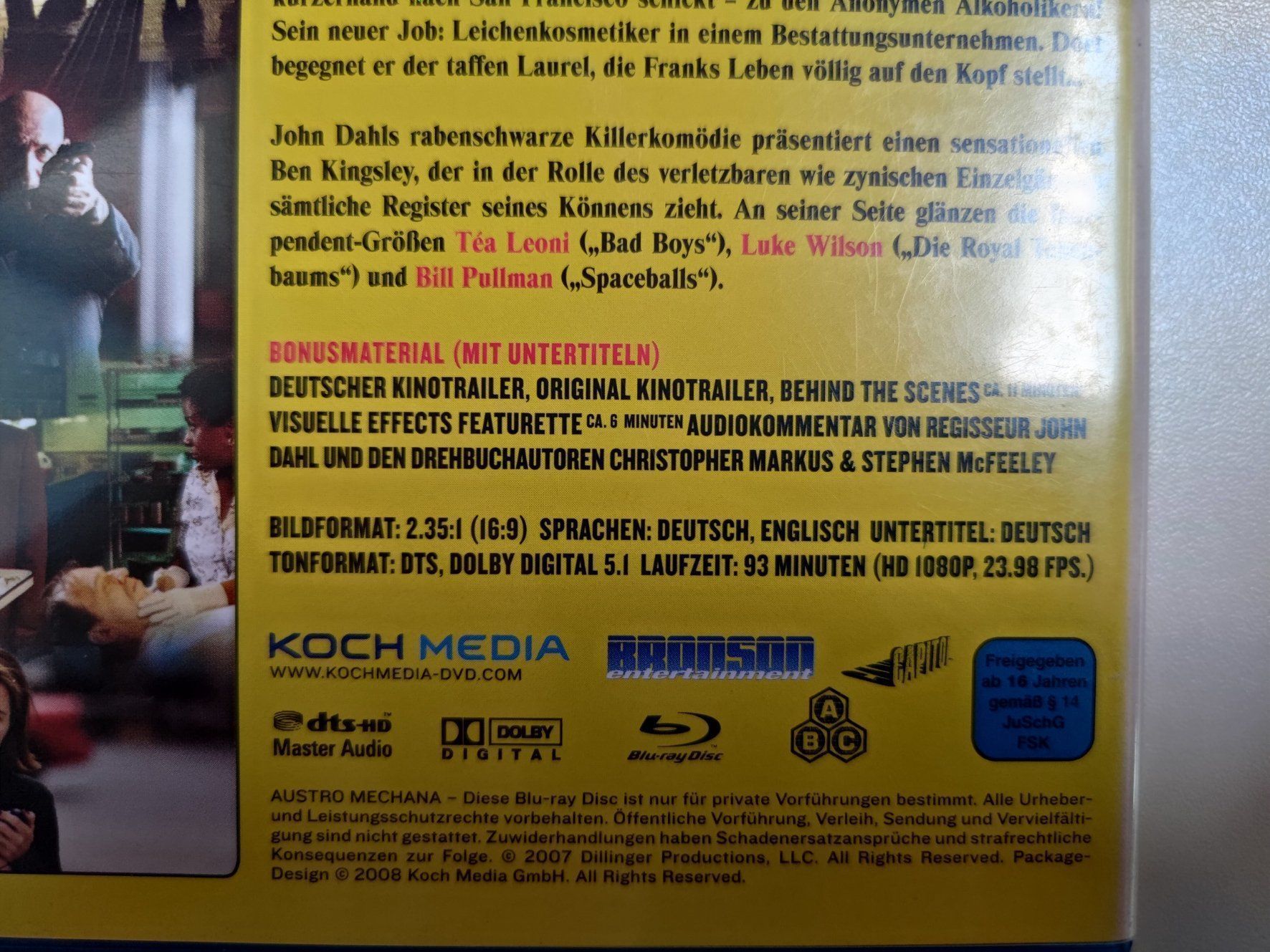 Tutti i DVDs: You kill me – Usato da Liestal venduto da Kratzilla 3
