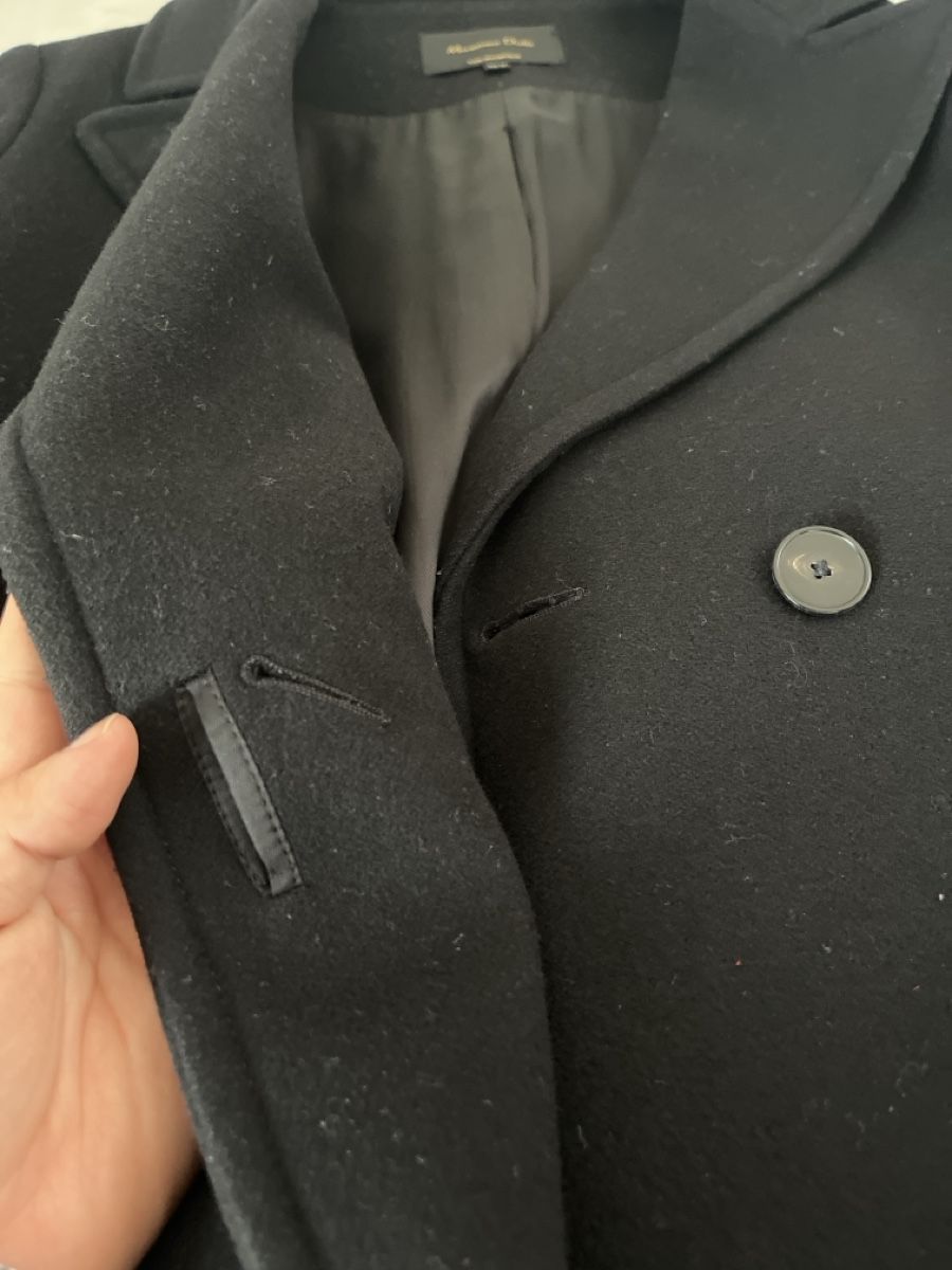 Massimo Dutti Mäntel: Massimo Dutti Wool Coat Black Size 40  – Gebraucht aus Esslingen von NebulaPine 1