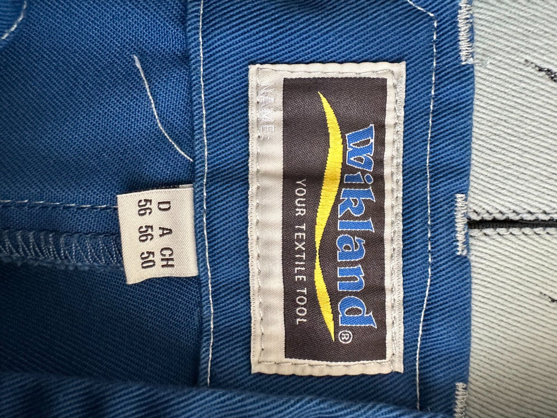 Wikland Pantaloni: Wikland Latzarbeitshose Gr. 50 – Usato da Luzern venduto da fairflip 2