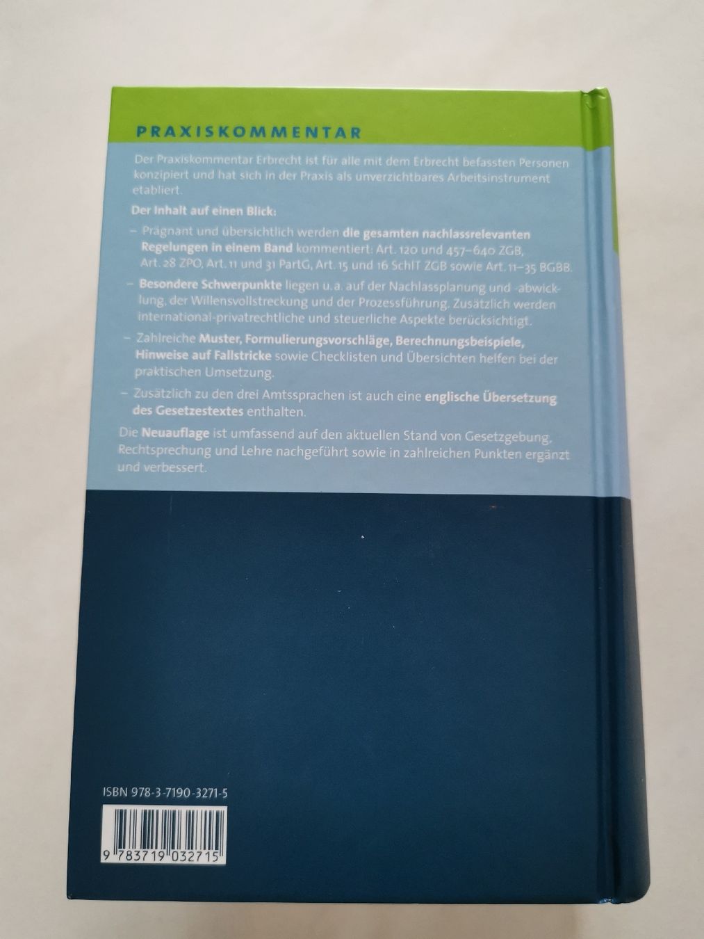 Libri: Erbrecht Praxiskommentar, 3. Auflage – Usato da Gelfingen venduto da Meierbeat 2