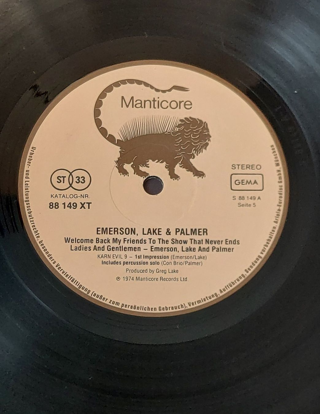 Vinyles: TRIPLE LP - EMERSON, LIKE & PALMER – D'occasion à Steckborn par Quo7 6