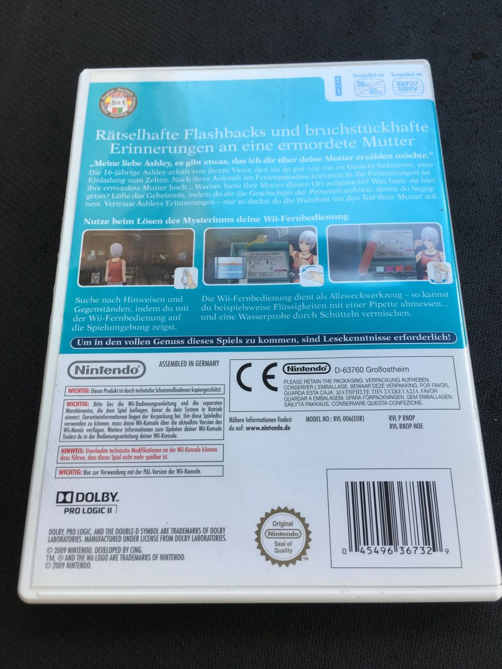 Nintendo Spiele: Another Code: R - Nintendo Wii – Gebraucht aus St.Gallen von sjosjo 1