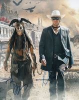 Johnny Depp + Armie Hammer (Lone Ranger) - orig. sign. Großf