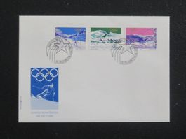 Ersttagsbrief Olympische Winterspiele 80
