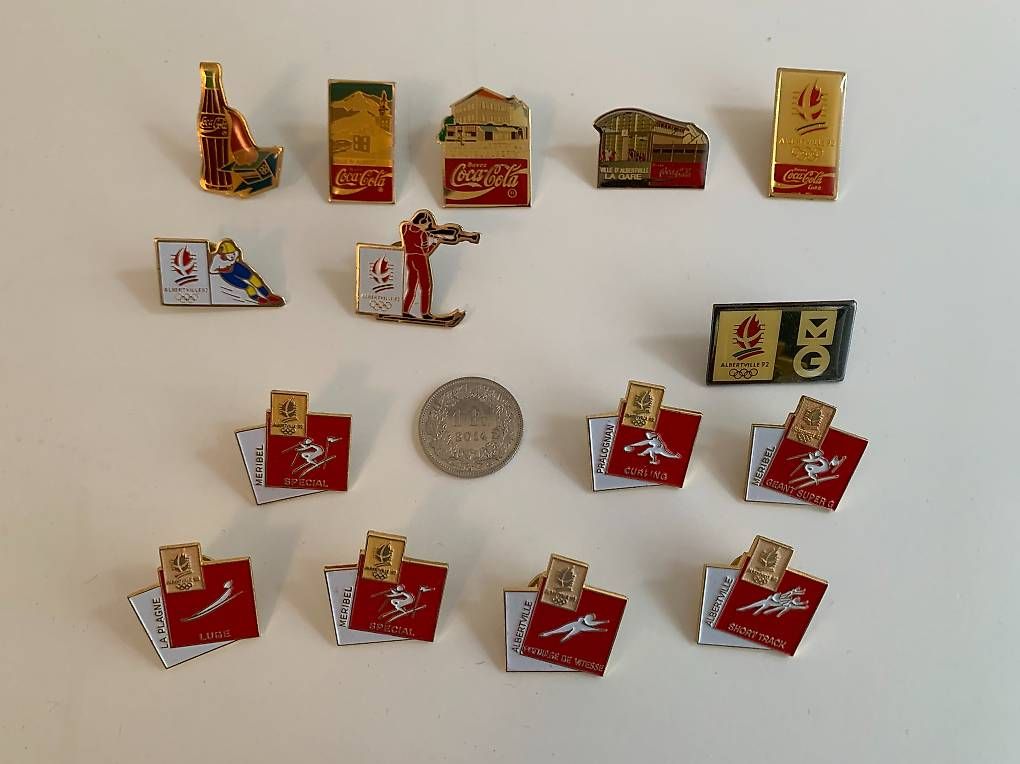 Placchette & Badge: Pins Jeux Olympiques Albertville 1992 – Usato da Genève venduto da Johnny345