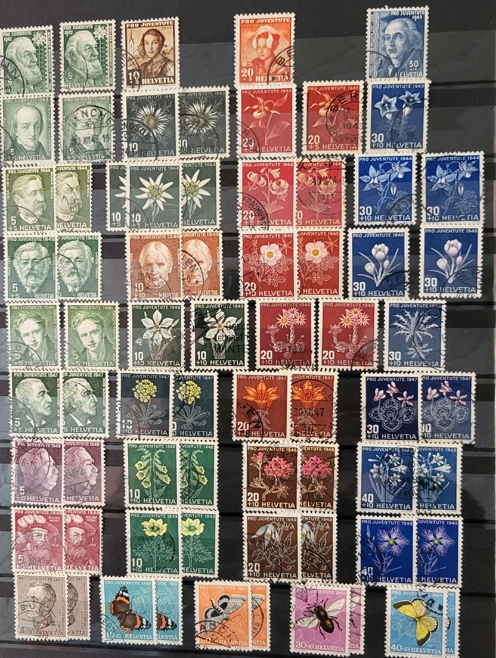 Tous les timbres: Briefmarken Sammlung Pro Juventute  – D'occasion à Thun par harry999 3