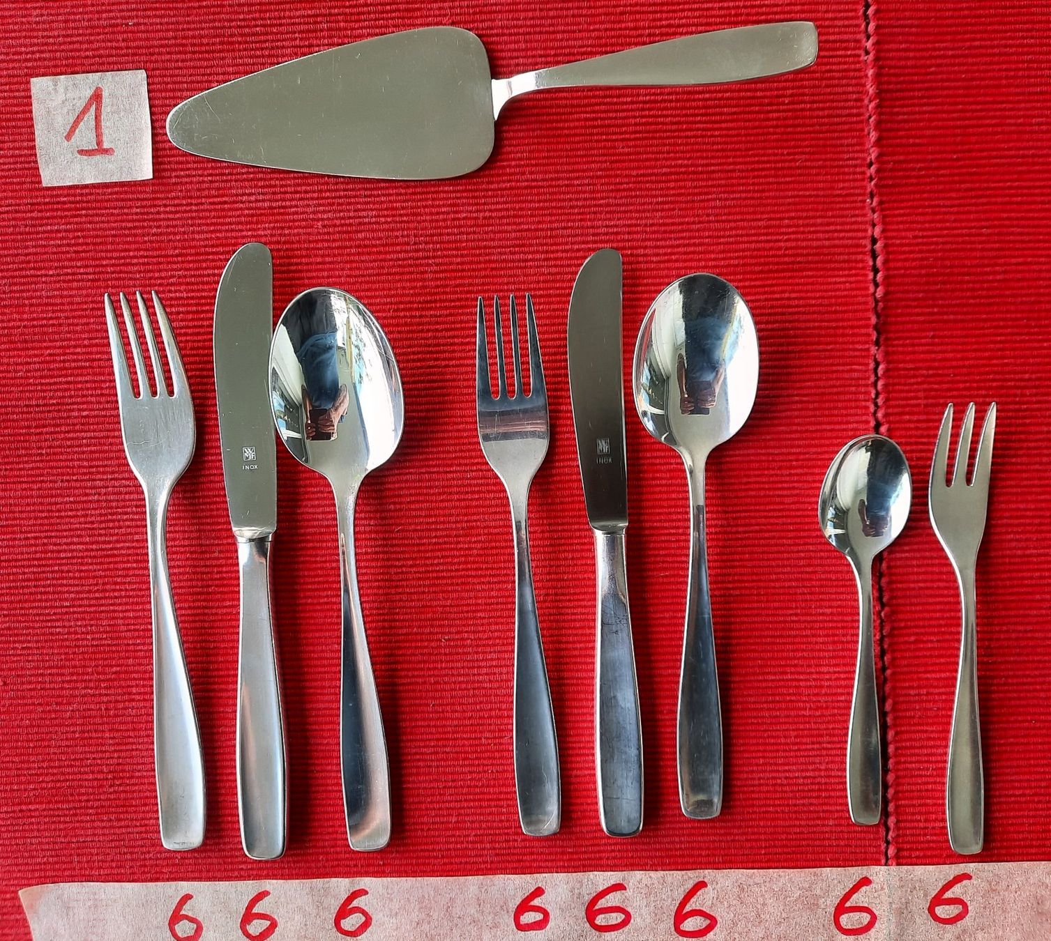 WMF Bestecksets: WMF Besteck 3800 Berlin - 49 Teile - versilbert – Gebraucht aus Wetzikon ZH von Frischbach 1