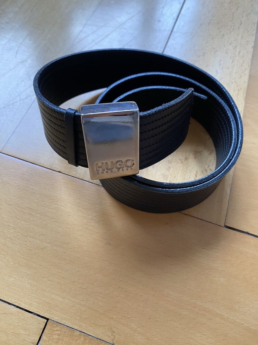 Hugo Boss Gürtel: HUGO BOSS Ledergürtel schwarz Gr. 85 – Gebraucht aus Zürich von BarbaraSxh 1