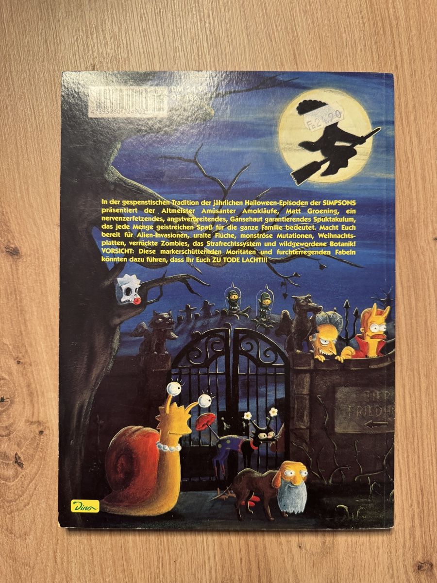 Comics: Comic Bart Simpsons Horrorshow Wusel-Grusel Halligalli 2000 – Gebraucht aus Biberist von etesummer 1