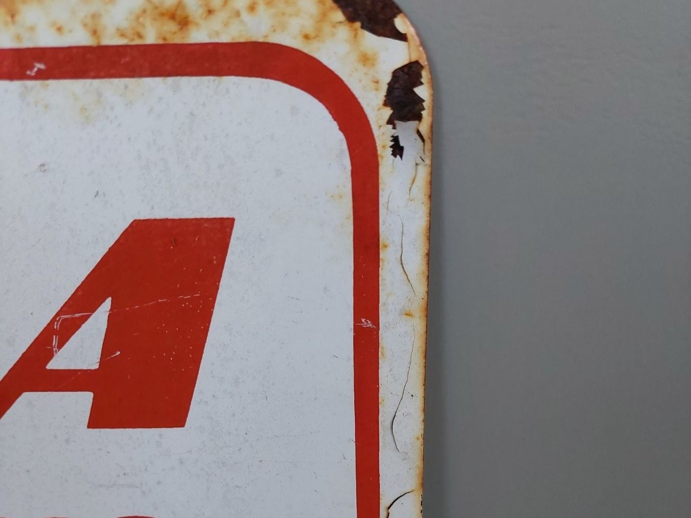 Insegne: BSA Parking only Metallschild antik – Usato da Waltenschwil venduto da Browny2 2