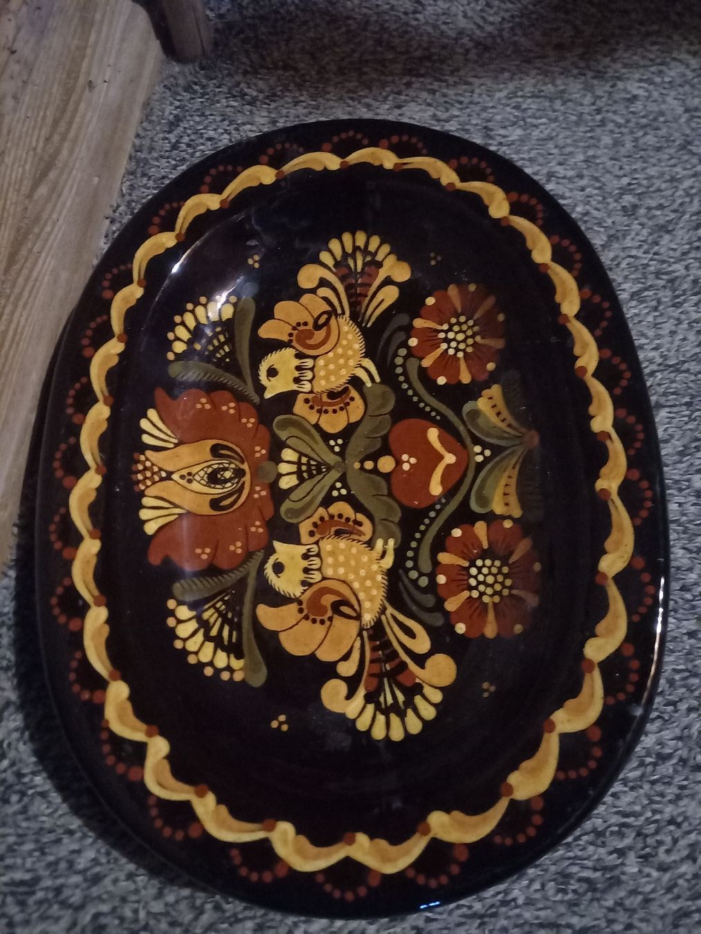 Tutte le decorazioni: Dekoteller Reber Handarbeit, Bauermalerkunst – Usato da Galgenen venduto da Allerlei8854 2