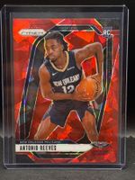 2024-25 Panini Prizm Antonio Reeves Red Ice New Orleans RC