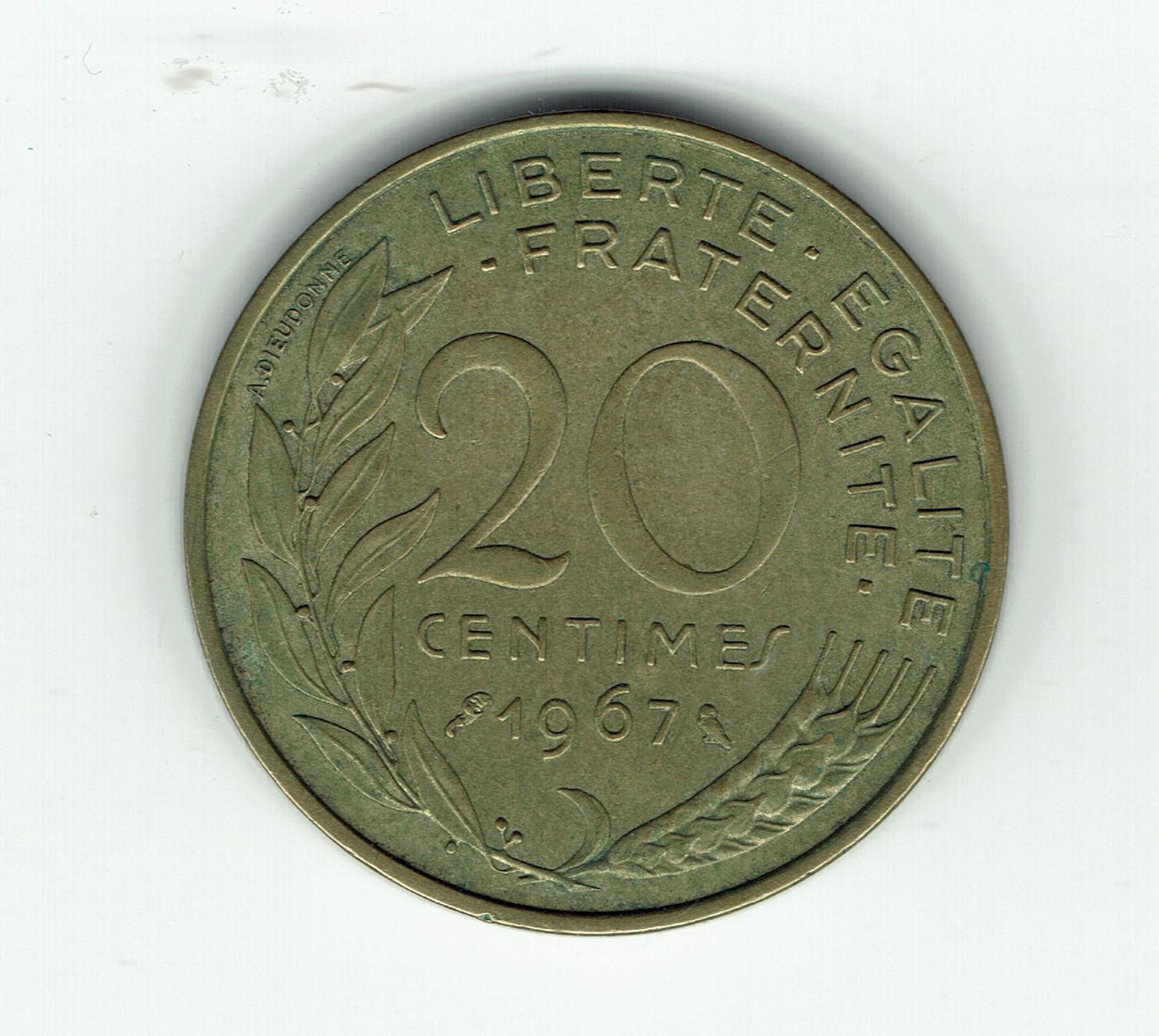 Alle Münzen: Münze 20 Centimes Frankreich, 1967 – Gebraucht aus Winterthur von sumpfis