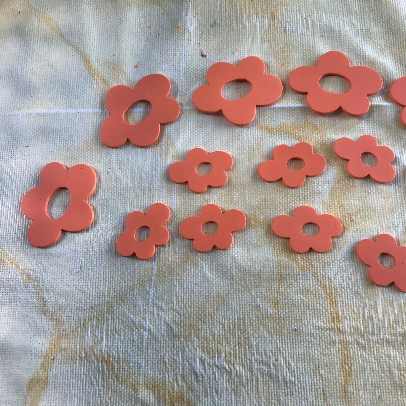 Bastelsets: LOT STR. BLÜETEN ORANGE – Neu (gemäss Beschreibung) aus Ostermundigen von wini63 4