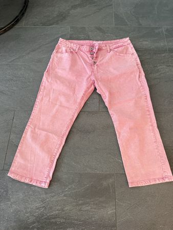 Place du Jour Vintage Damenhose, Gr. 42, Rosa, Sommer