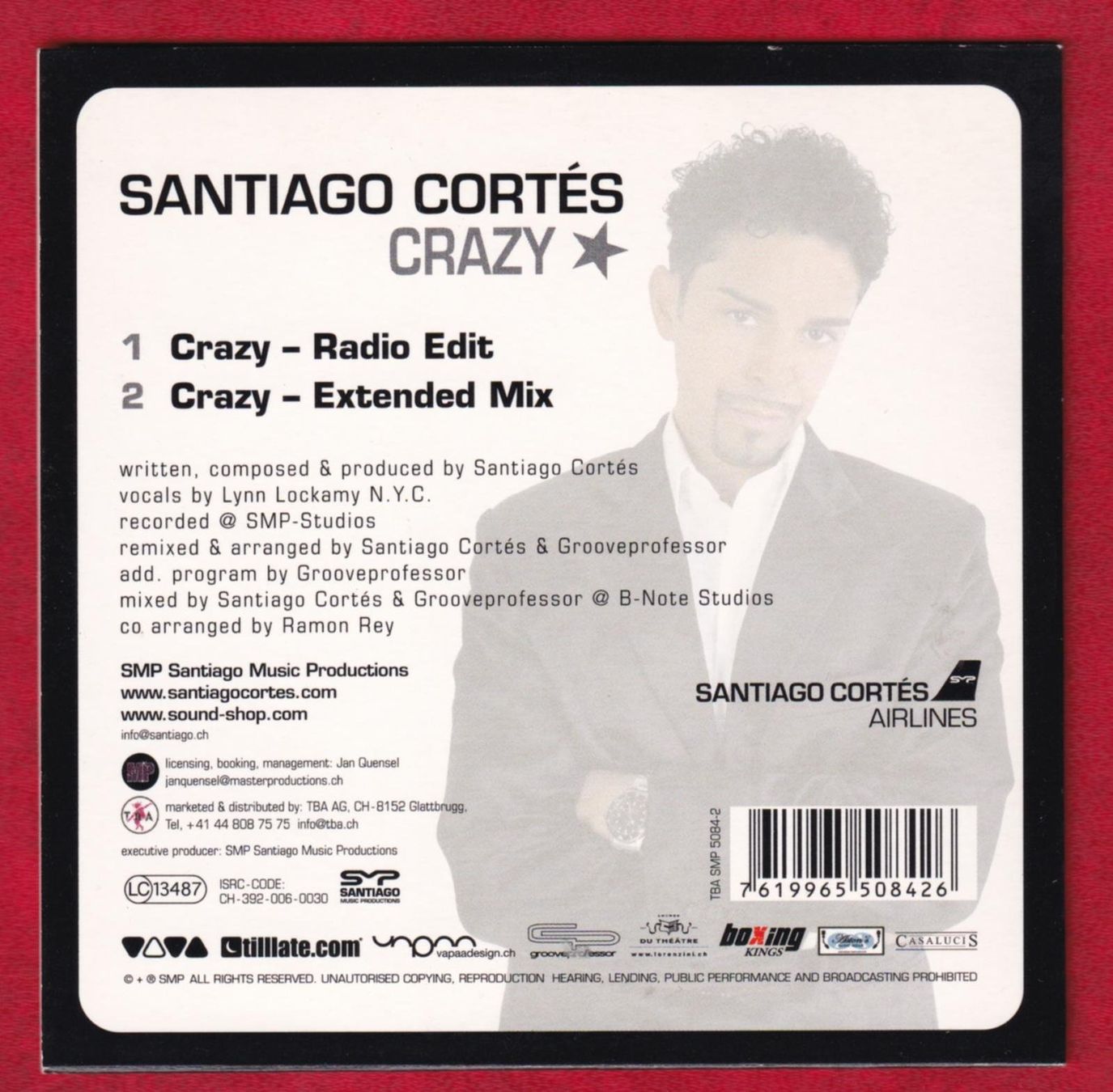 CD: Santiago Cortés - Crazy (CD-Single) – Usato da Zürich venduto da Pfluftl2000 1