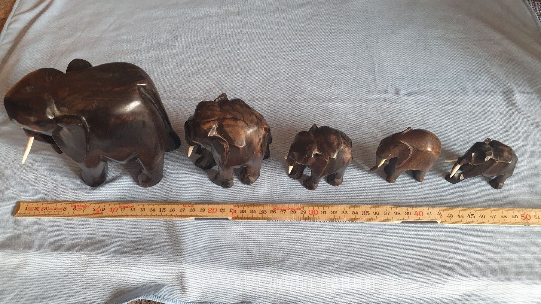 Statuette: Elefantenfamilie, 5-teilig, Holzdeko – Usato da Summaprada venduto da swiss4860