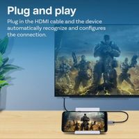 Adapter USB-C zu HDMI Kabel 2meter 4K 30Hz iPhone Natel ipad
