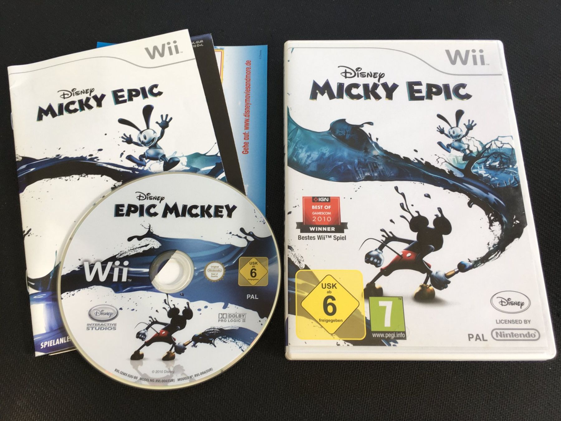 Nintendo Jeux: Mickey Epic - Nintendo Wii – D'occasion à St.Gallen par Punktchen01