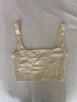 Hellbeiges Bustier Top