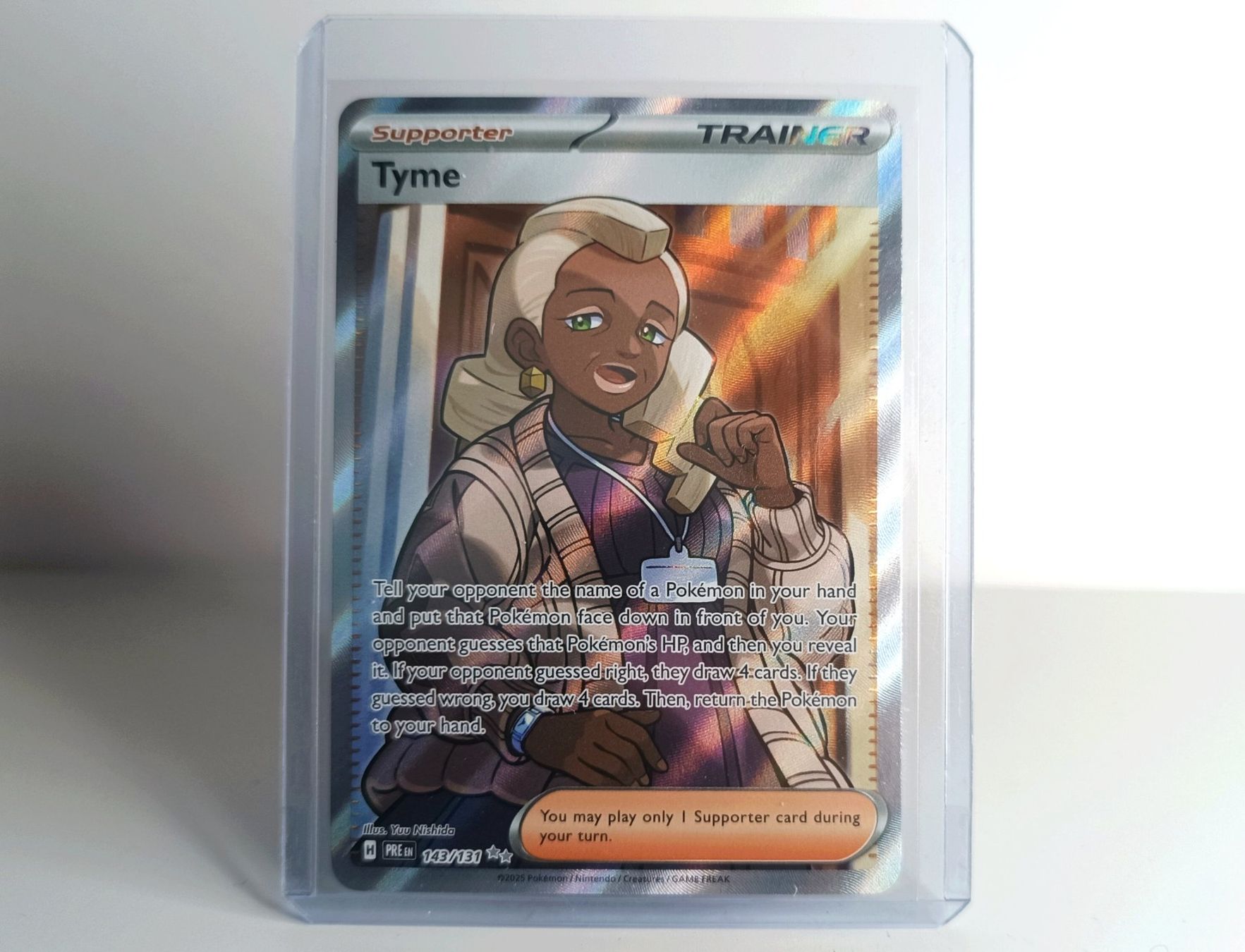 Pokémon Sammelbilder & Trading cards: Tyme 143/131 Pokemon Prismatic Evolutions PRE EN – Neu (gemäss Beschreibung) aus Muraz (Collombey) von Carddealerswis