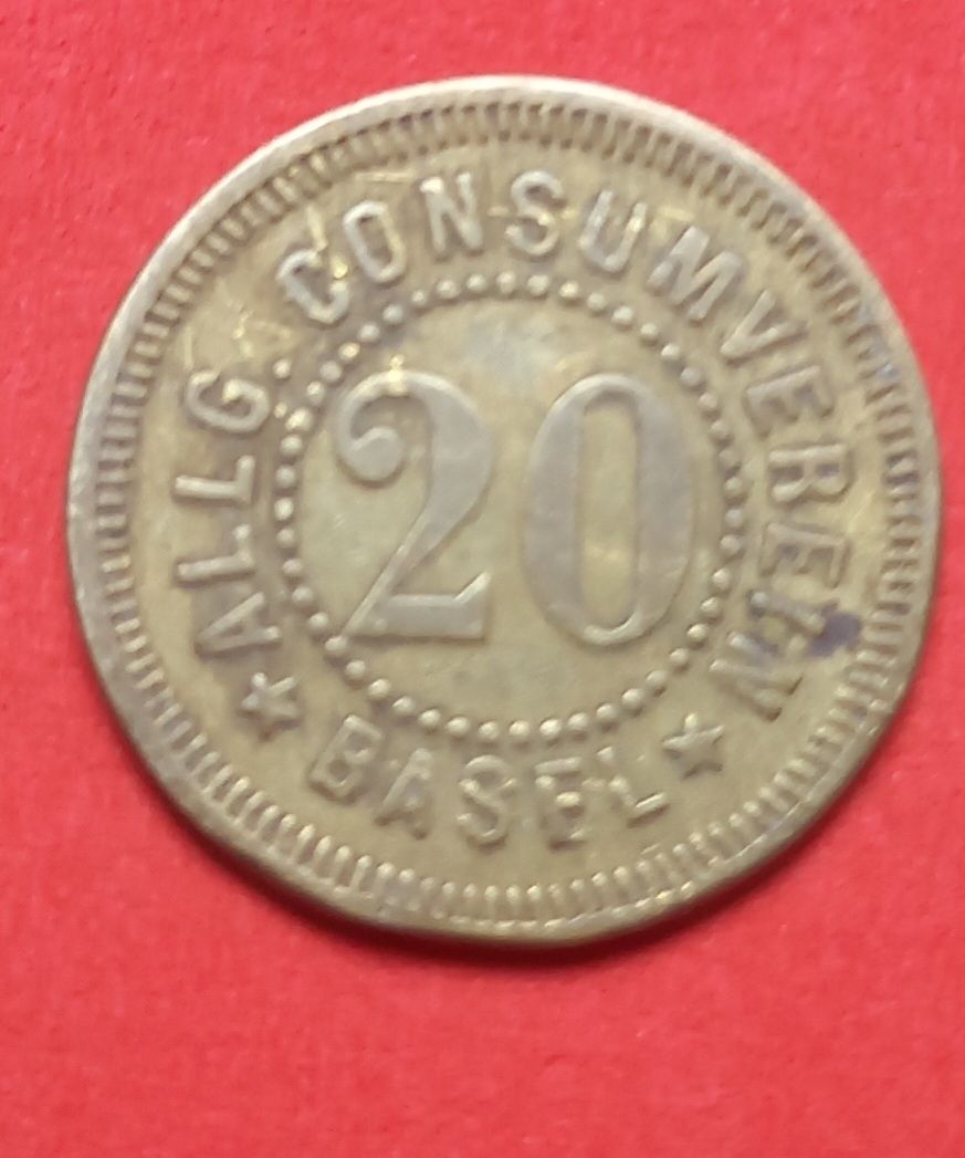 Toutes les monnaies: JETON 20 cent Basel – D'occasion à Minusio par epp_cty9 1
