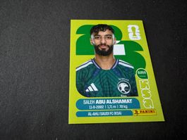 Panini Fussball WM 2026 Sticker Saleh Abu Alshamat KSA 14