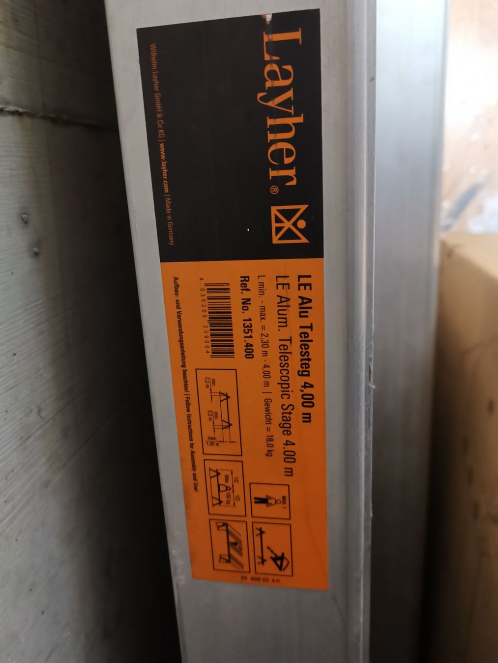 Echelles: Alu " Auszugsdiele" von Layer – Neuf (Voir description) à Goldach par Top-Shops 5