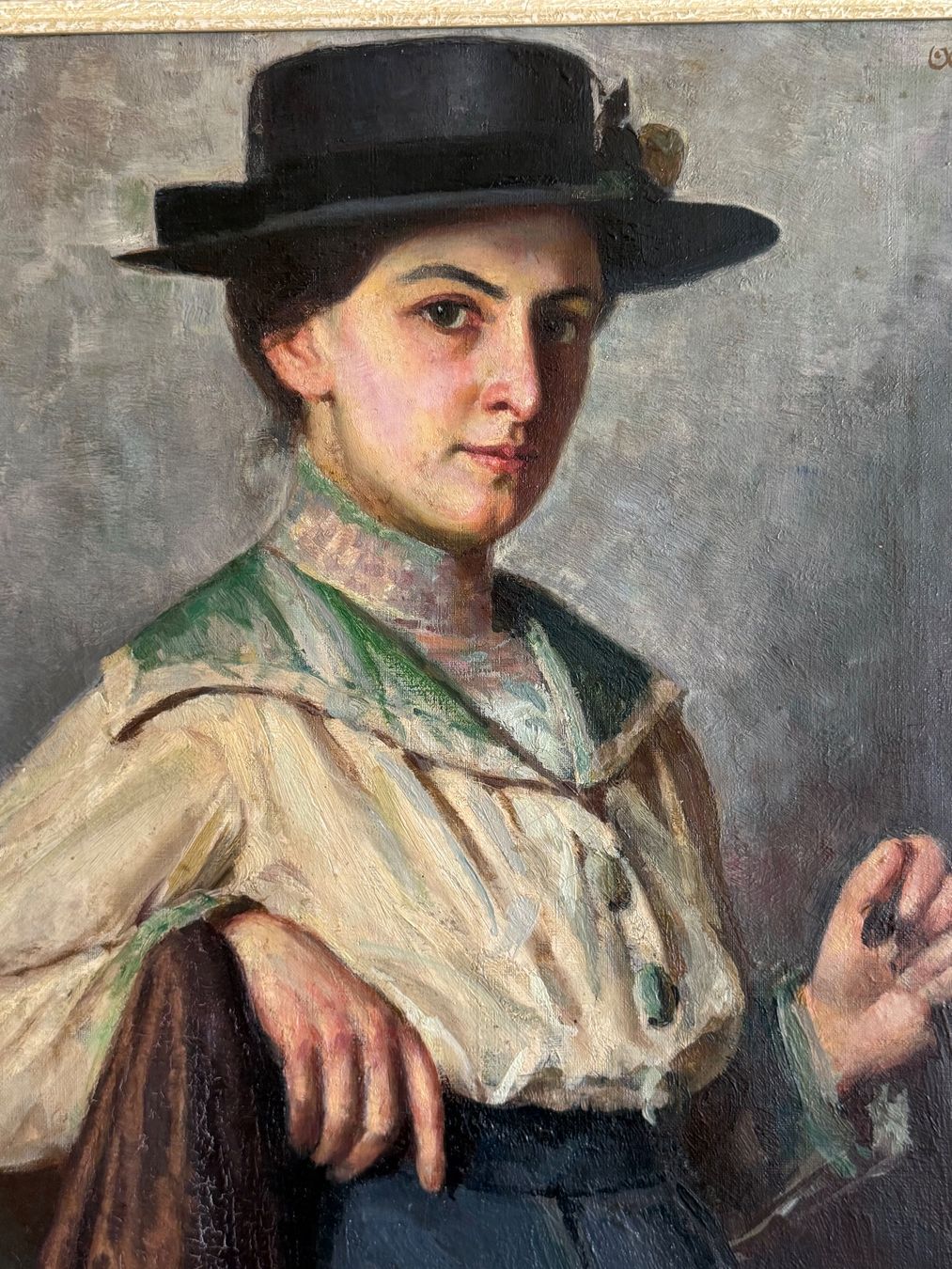 Gemälde: 1915 - AW ? Monogramm Original ÖlGemälde – Gebraucht aus Basel von PAUL_ART 2