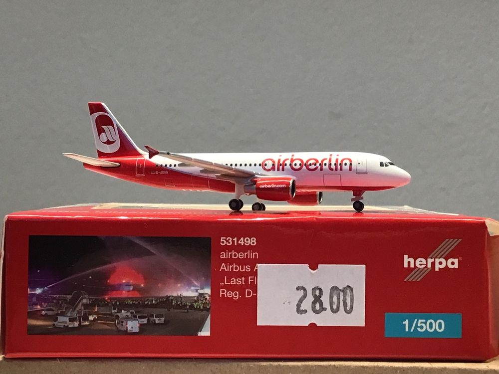 HERPA Avion AIRBUS A320 - ETIHAD 1/400e -jo - Collection