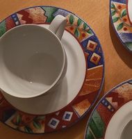 Küche / Kaffetasse / bunt / 3er Set / 2nd Hand