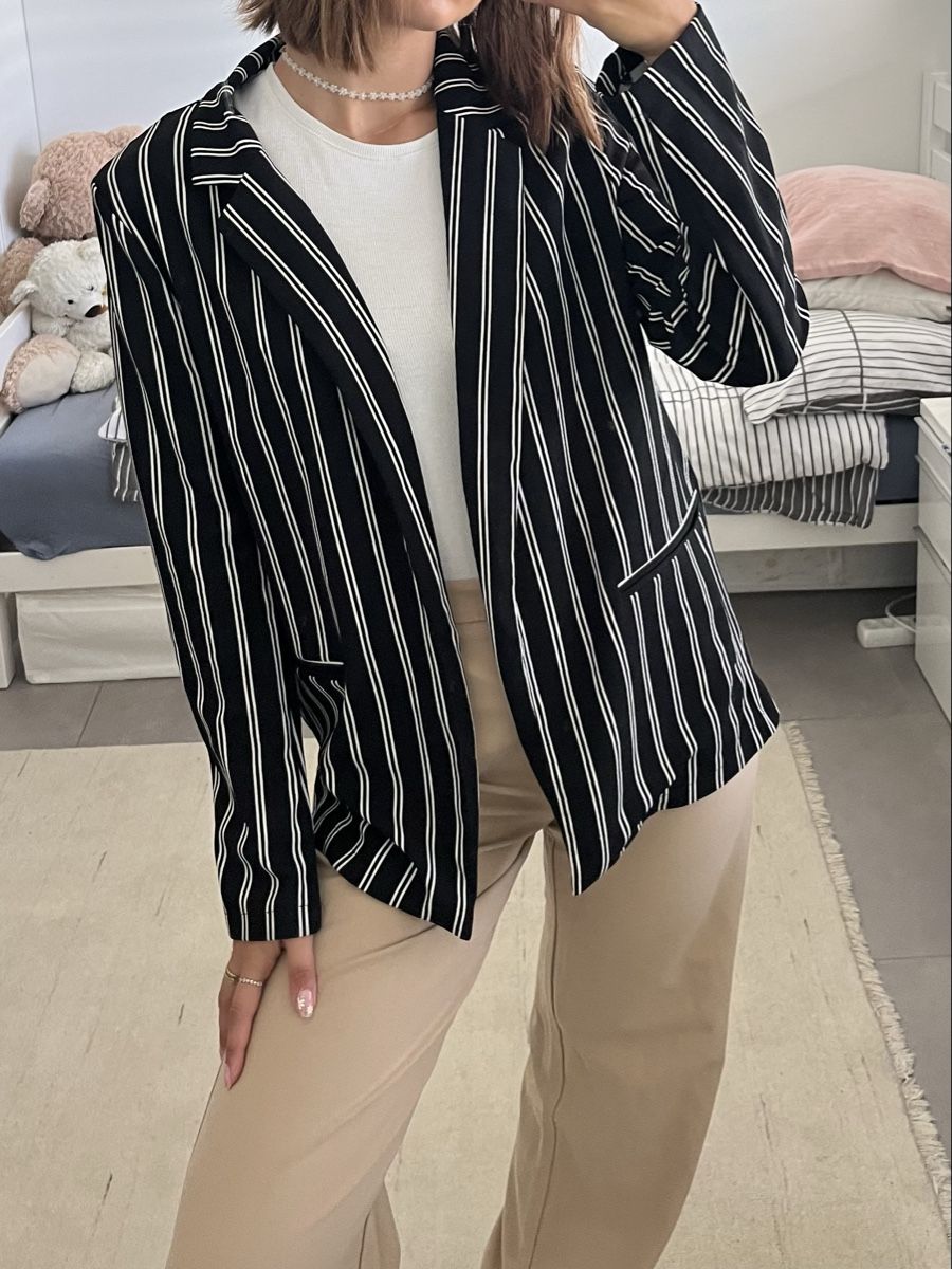 Giacche: Blazer noir rayé taille 38 – Nuovo (secondo la descrizione) da Aigle venduto da sow_m7gm