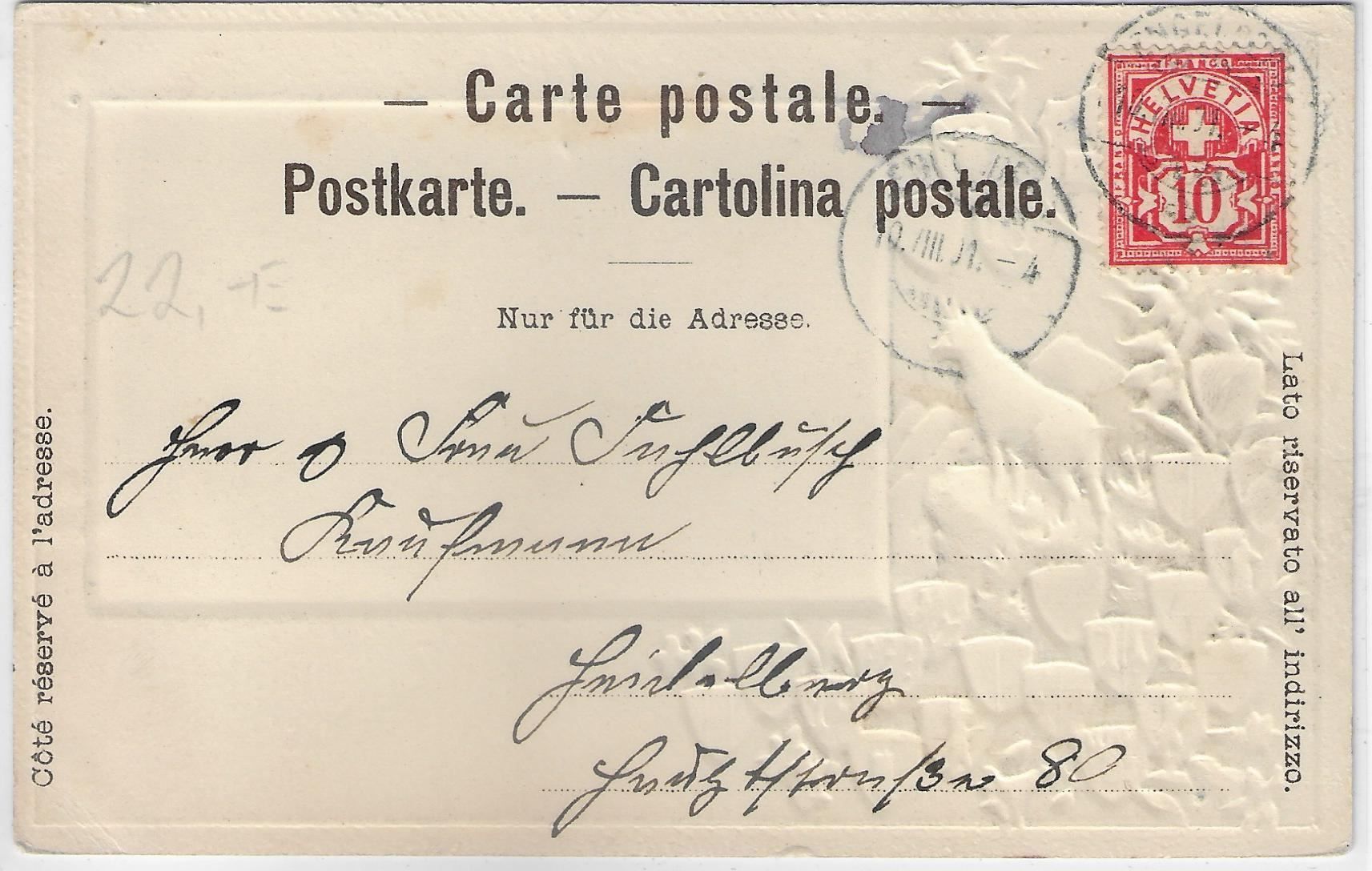Cartes postales: Engelberg - Generalansicht - Präge-Litho – D'occasion à Ettingen par Kartenplanet 1
