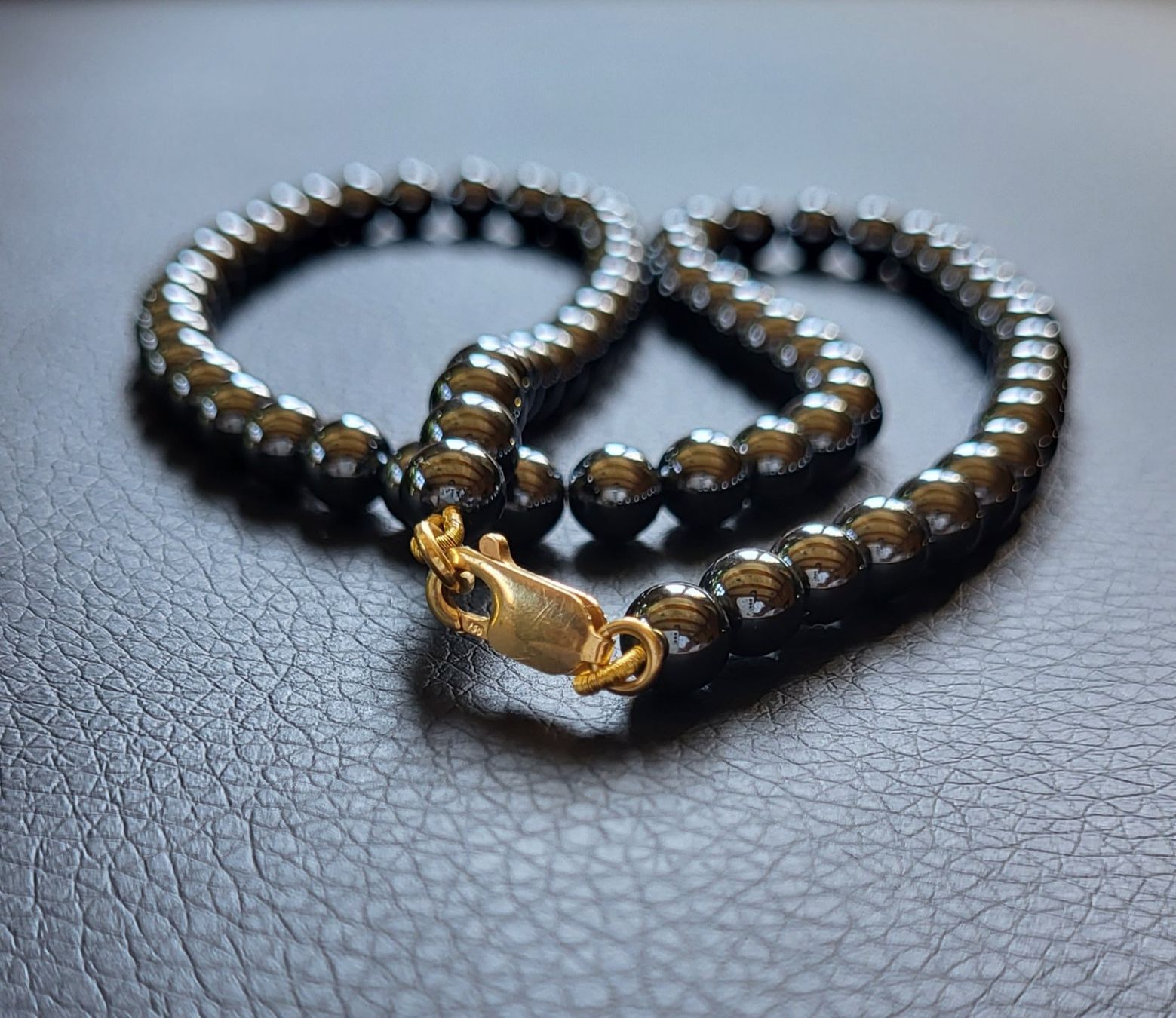 Catenine: Gold 750 Hämatit Collier 18 Karat – Usato da Wald ZH venduto da Dasilver 9