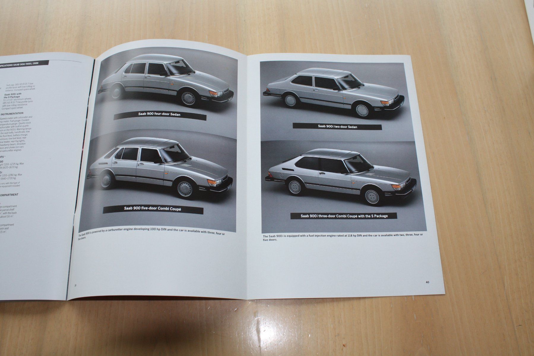 Saab Documenti: Saab 900/900i Prospekt 1986 – Usato da Wikon venduto da erwin400 9