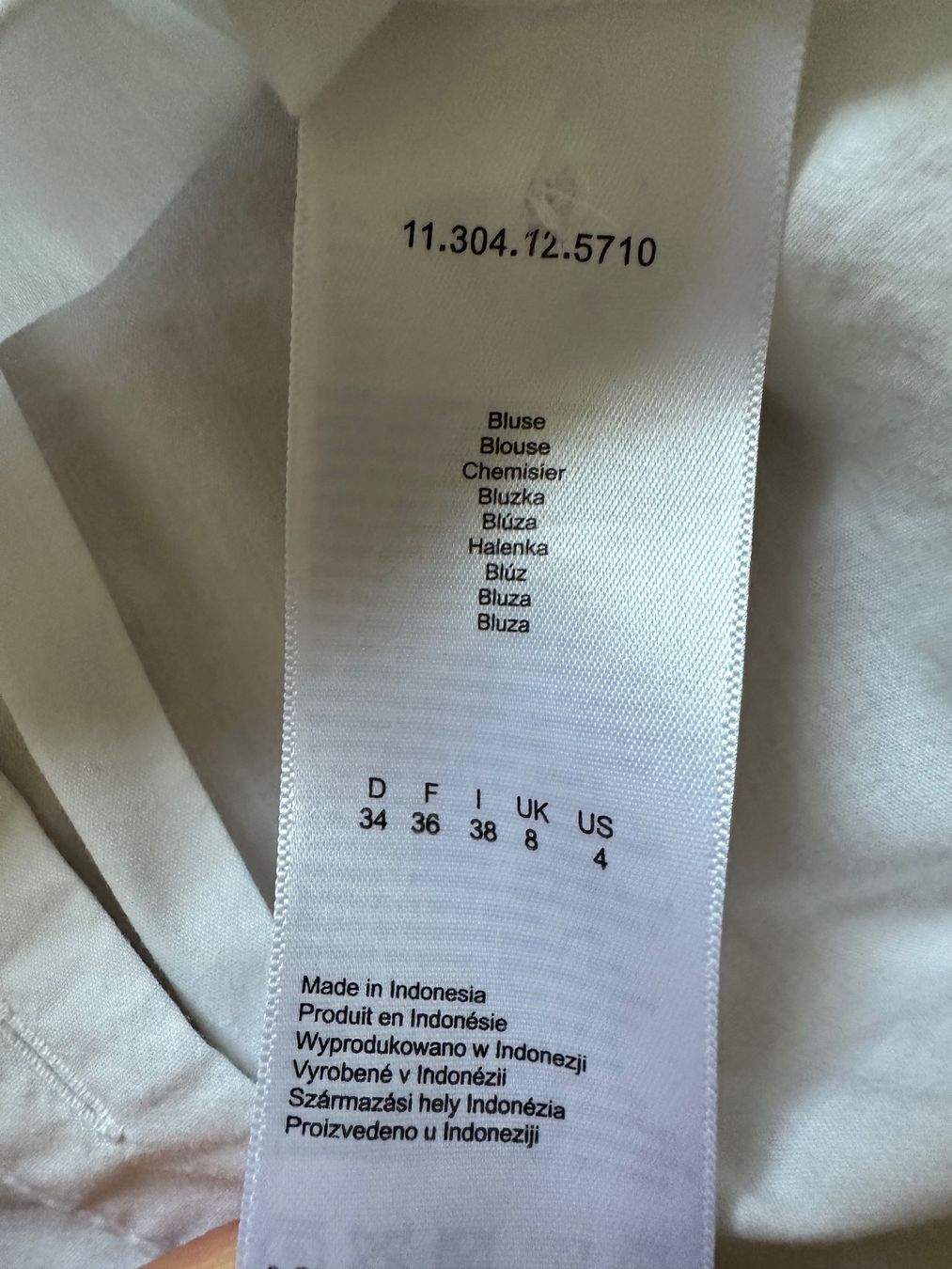 S.Oliver Camicette: Bluse Damen Kurzarm S.Oliver 34 weiss – Usato da Rothenburg venduto da wer_g9fd 7