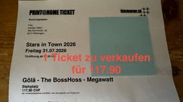 Ticket für Stars in Town 31.7.26