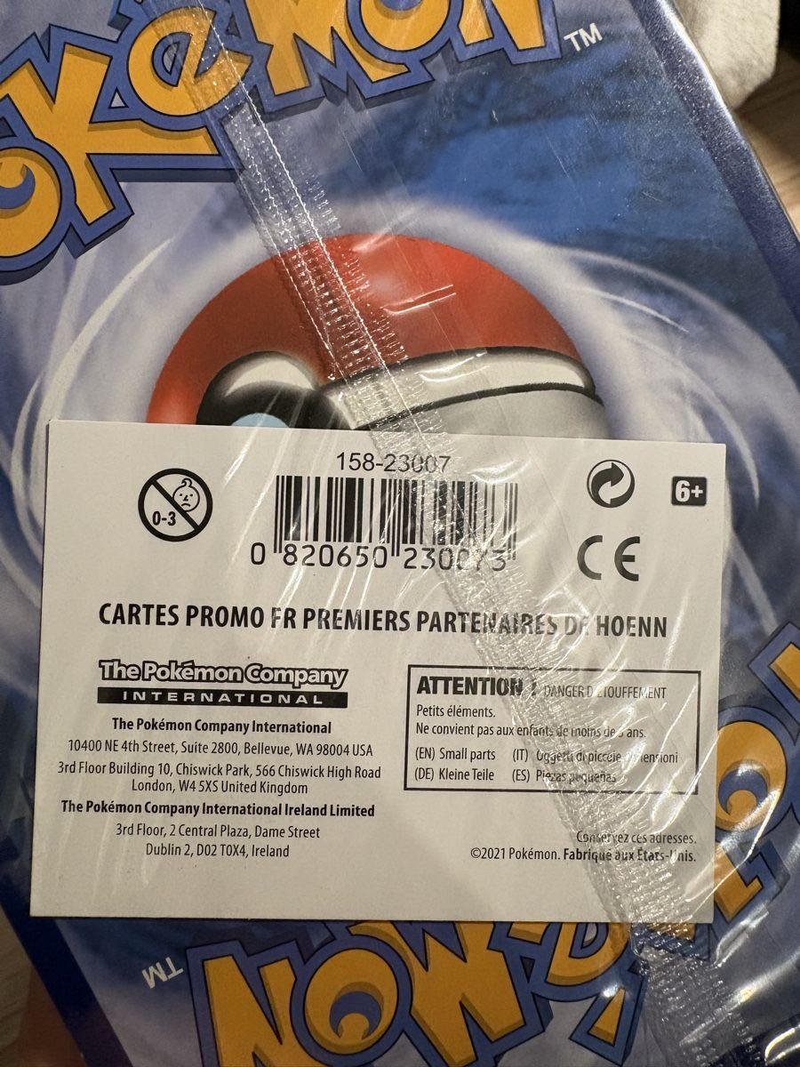 Pokémon Carte collezionabili: Lot de 14 Promo partner 25 ans Pokémon  – Nuovo e nell'imballaggio originale da Cugy FR venduto da K78 1