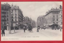 GENÈVE, COURS DE RIVE, PHOTOTYPIE