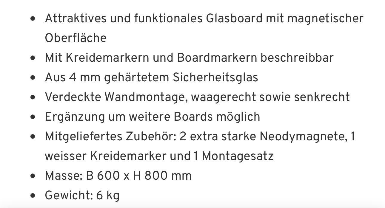 Wandtafeln: neues Glasboard Legamaster weiss – Neu und originalverpackt aus Necker von liq24 4