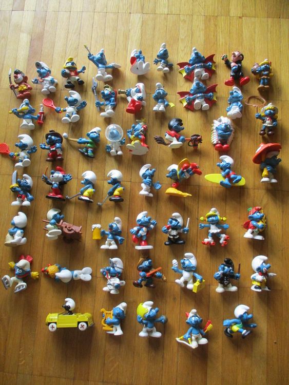 Lot De 12 Culbutos Schtroumpf, Donald, Minnie, Hasbro Bidibule ? 101 Dalmatiens - Occasion