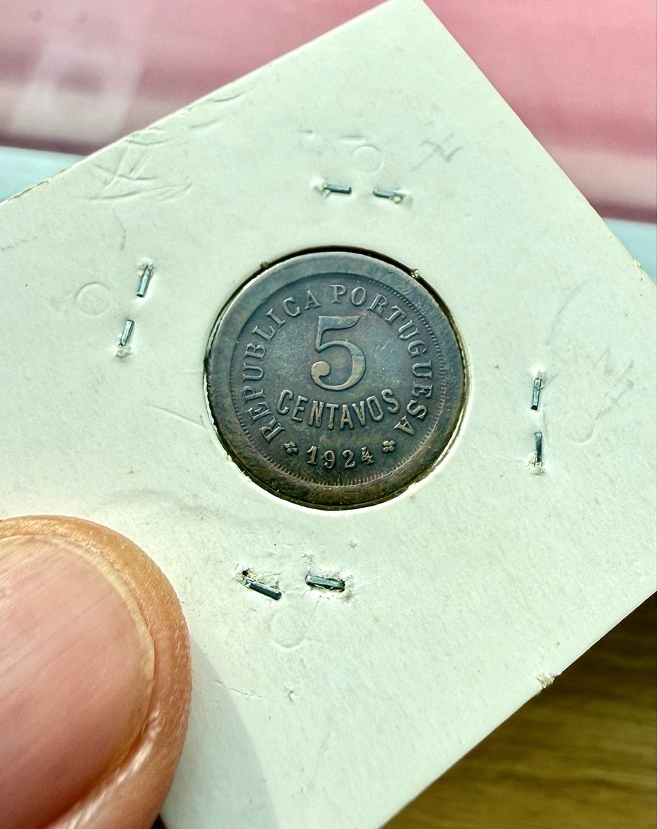 Tutti le monete: 5 Centavos Portugal 1924!!! Selten!!! – Usato da Oberentfelden venduto da NunoLouro 1