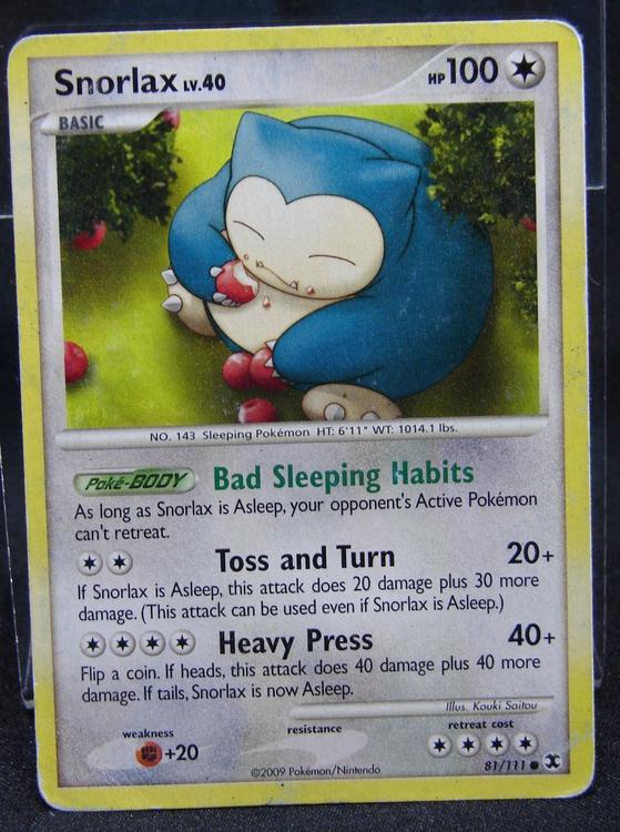 Pokemon Snorlax Holo Kaufen Auf Ricardo