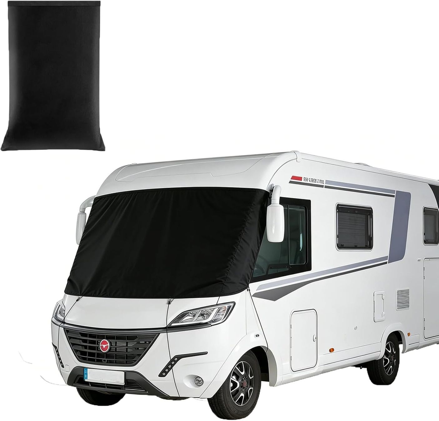Veicoli da campeggio: Wohnmobil Frontscheibenabdeckung 267x120 cm 600D – Nuovo e nell'imballaggio originale da Suhr venduto da SchnapperCH