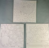 Stanzteile (Chipboard) Shapes for Cards and Scrapbooks