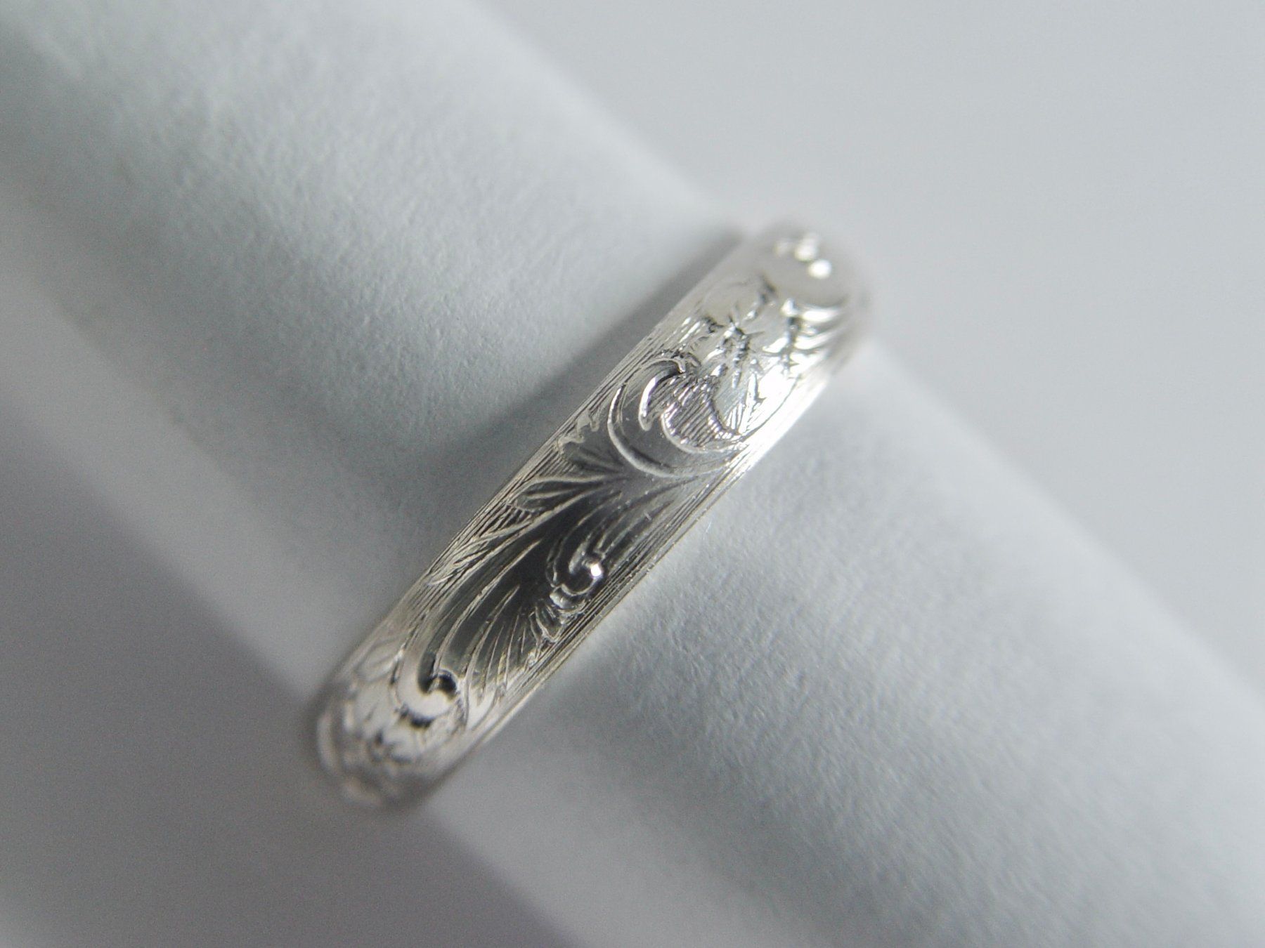 Ringe: Silber Ring mit Blumen Gravur – Gebraucht aus Henggart von gernli 3